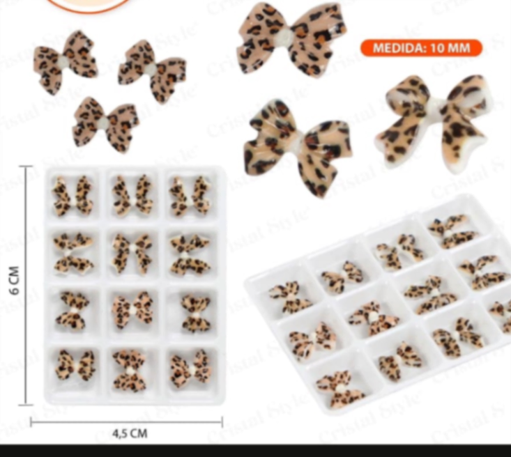 Moños Animal Print *Cristal Style