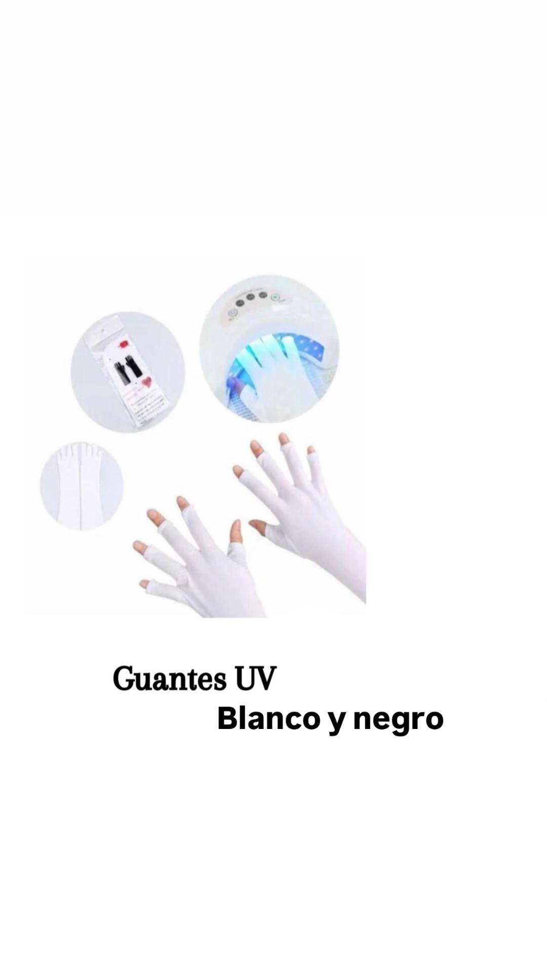 Guantes UV para semipermanente