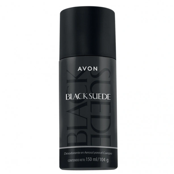 Avon Aerosol corporal Black suede masculino 150ml