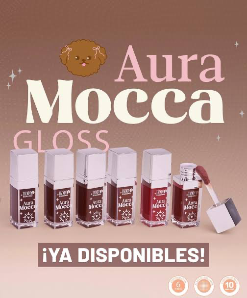 Lips gloss mocca trendy