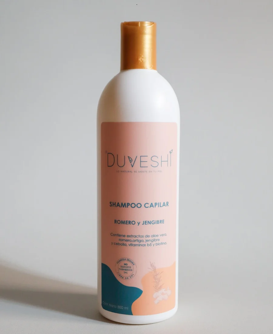Shampo Romero y jengibre duveshi anti caída
