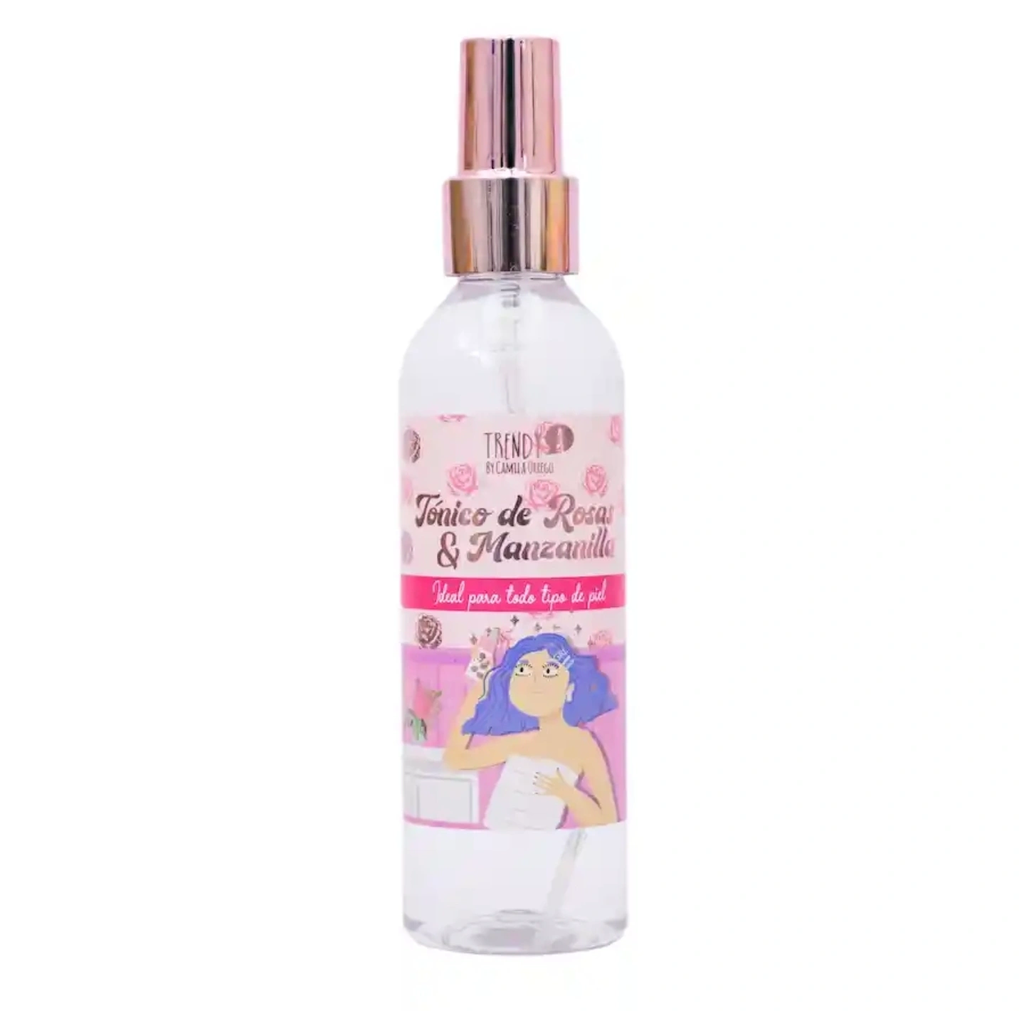 TÓNICO DE ROSAS AGUA DE ROSAS TRENDY 120ML