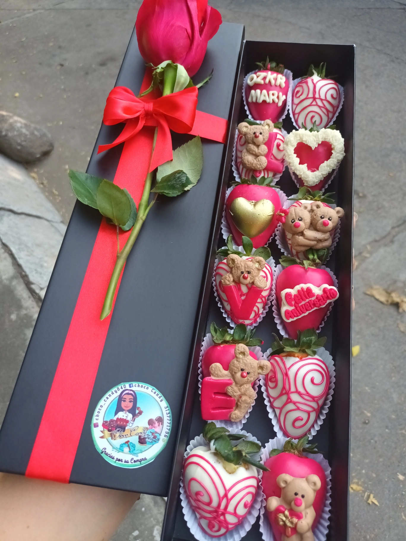 Choco fresas x 12