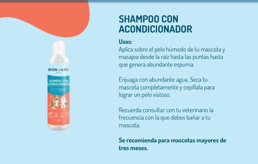 SHAMPOO CON ACONDCIONADOR MON AMI