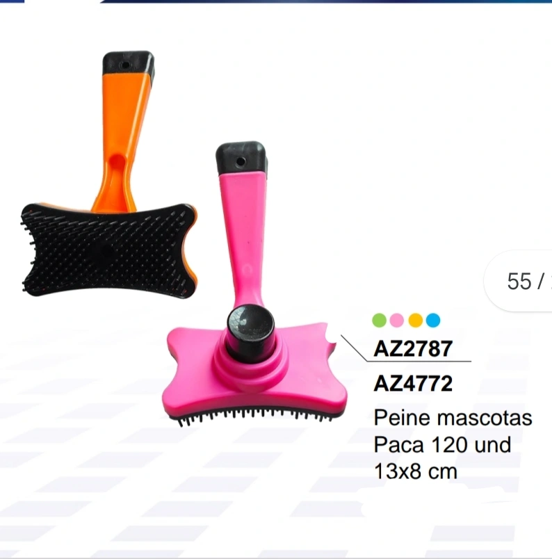 CEPILLO AUTOLIMPIANTE CON CERDAS PLASTICA Y BOTON