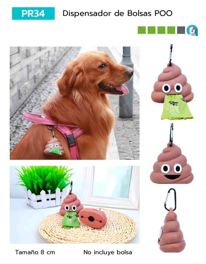DISPENSADOR DE BOLSA DISEÑO 💩