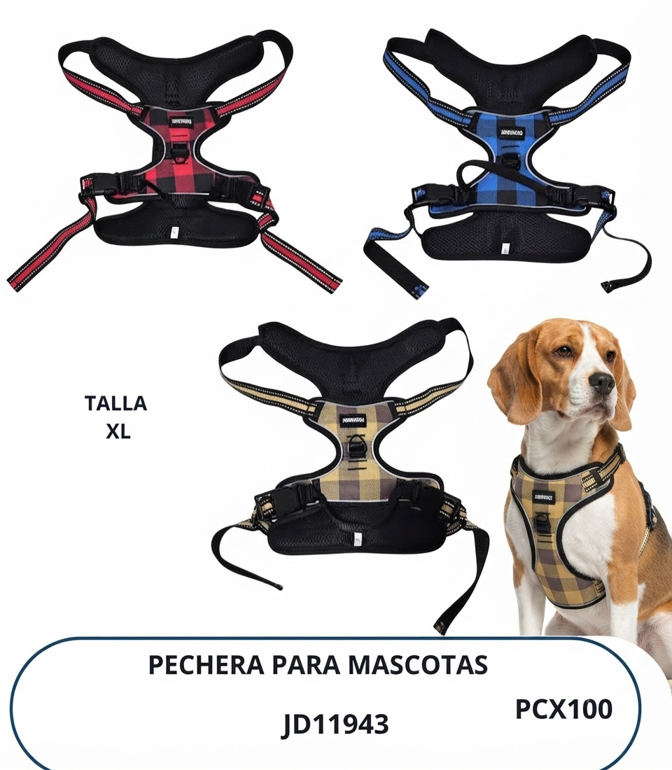 JD11943 CHALECO DE CUADROS SIN ESCAPE