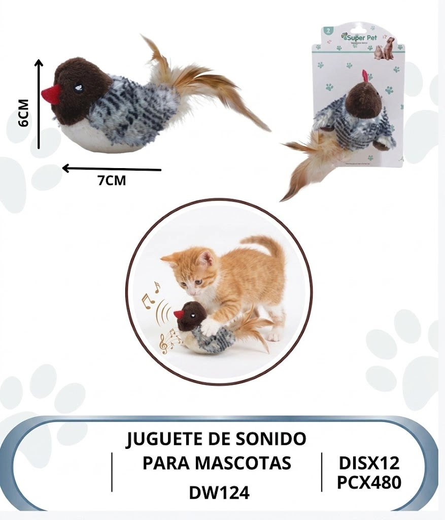 DW124 PAJARO CON SONIDO