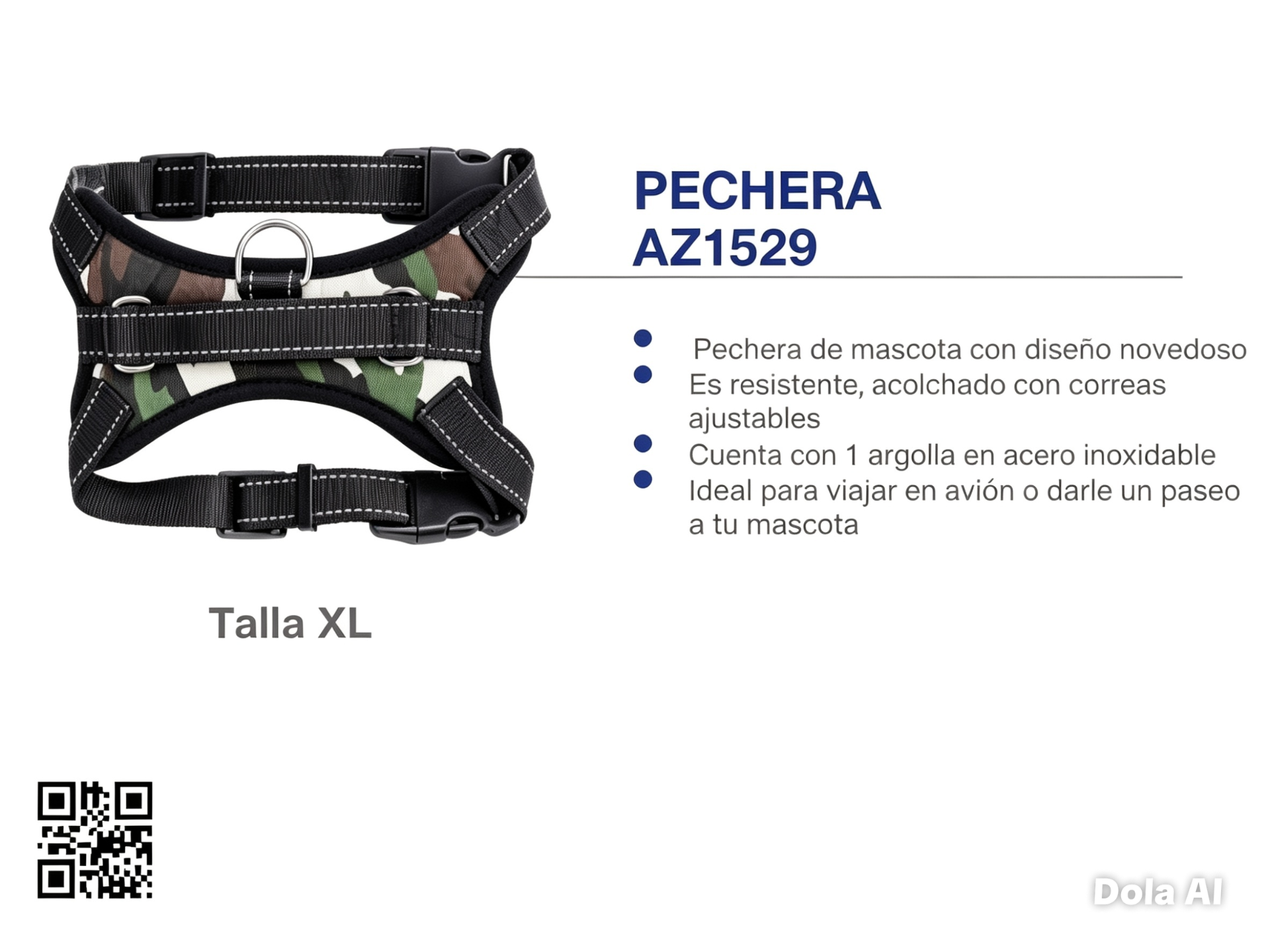 PECHERA TALLA XL