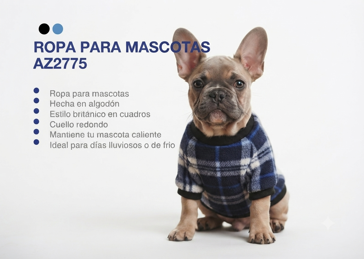 AZ2775 CAMISA ABRIGO DE CUADROS