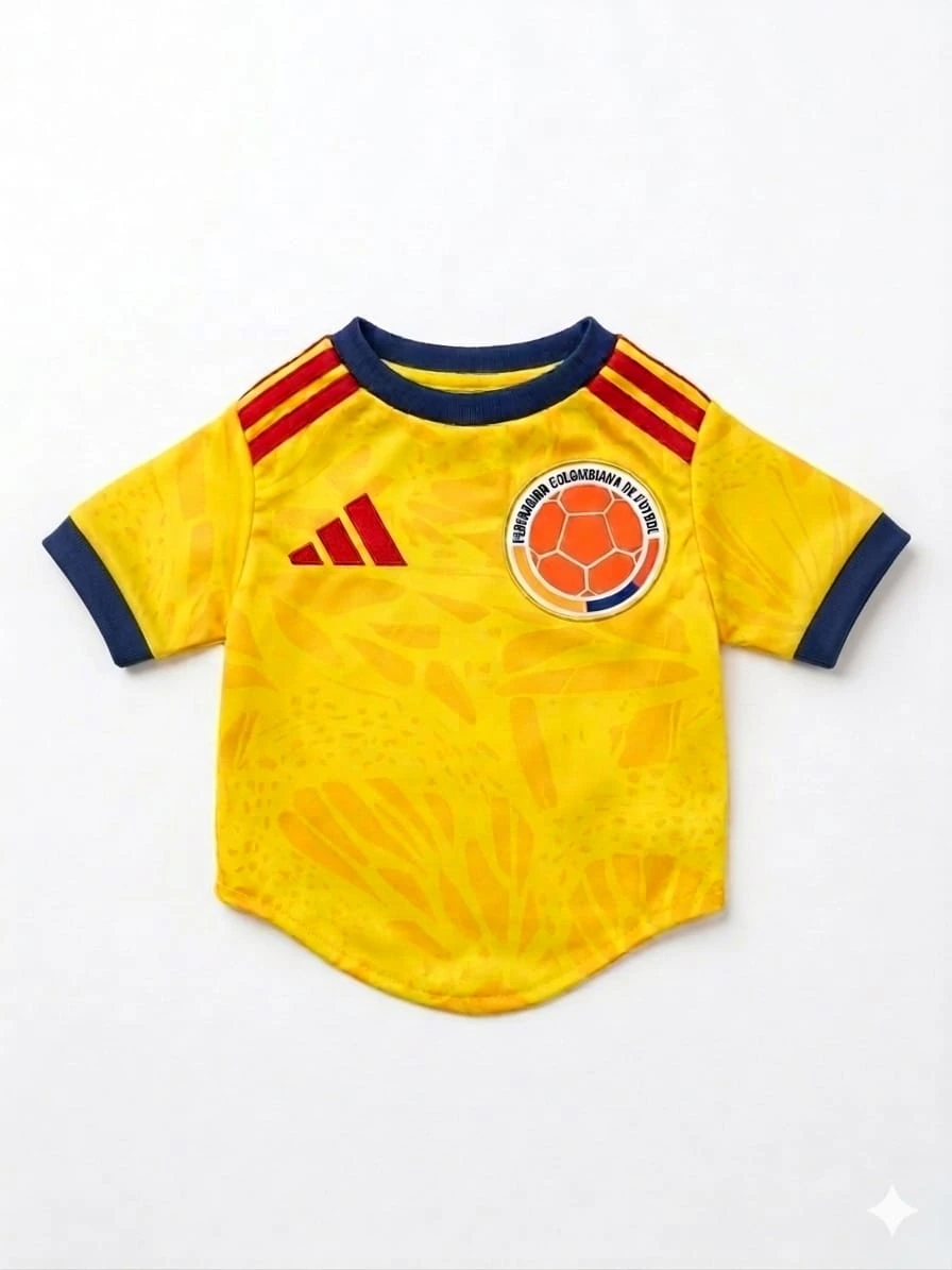 CAMISA DE COLOMBIA MUNDIAL talla XXS-XS-S-M-L