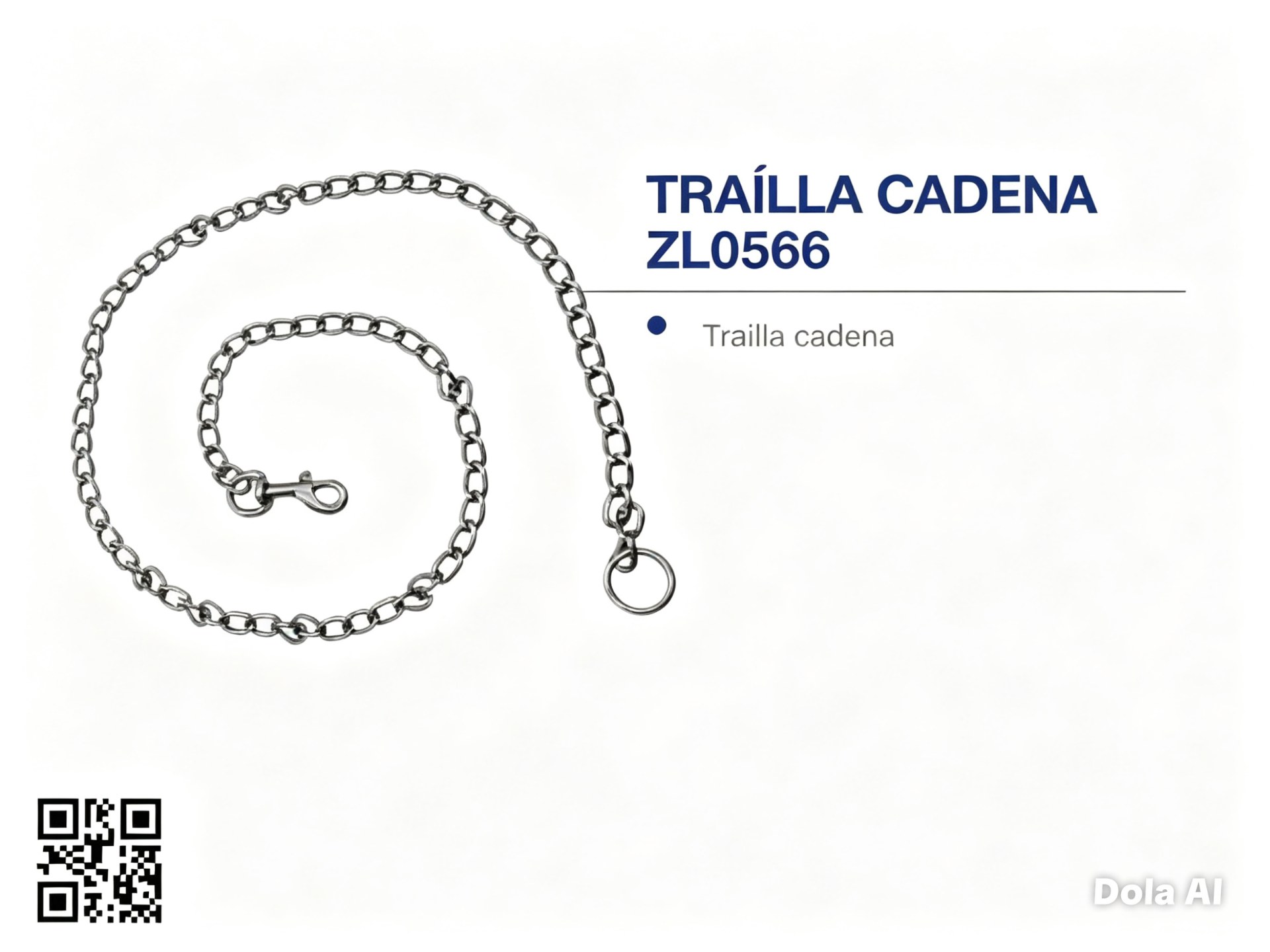 TRAILLA CADENA CON ARO CIRCULAR PARA FIJAR