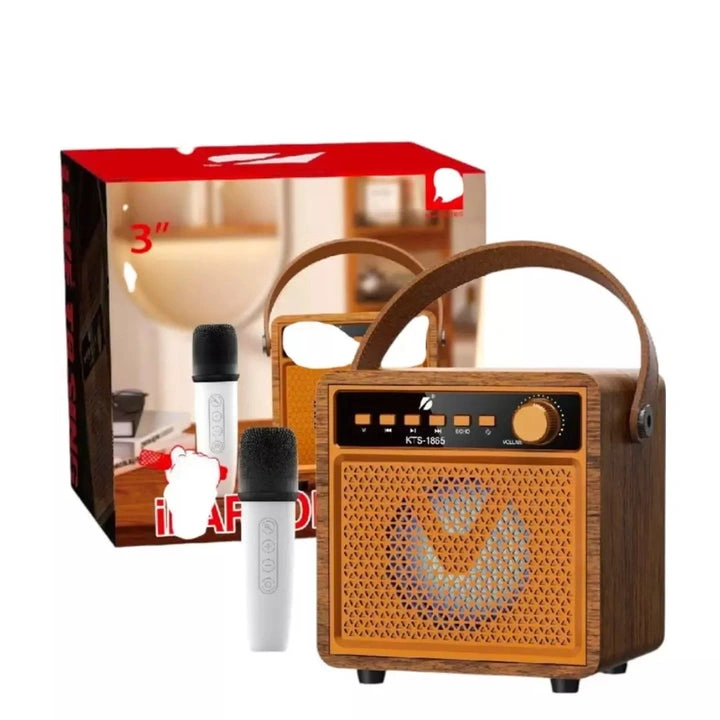Radio Parlante Recargable Estilo Cabina Vintage KTS-1865 B2B