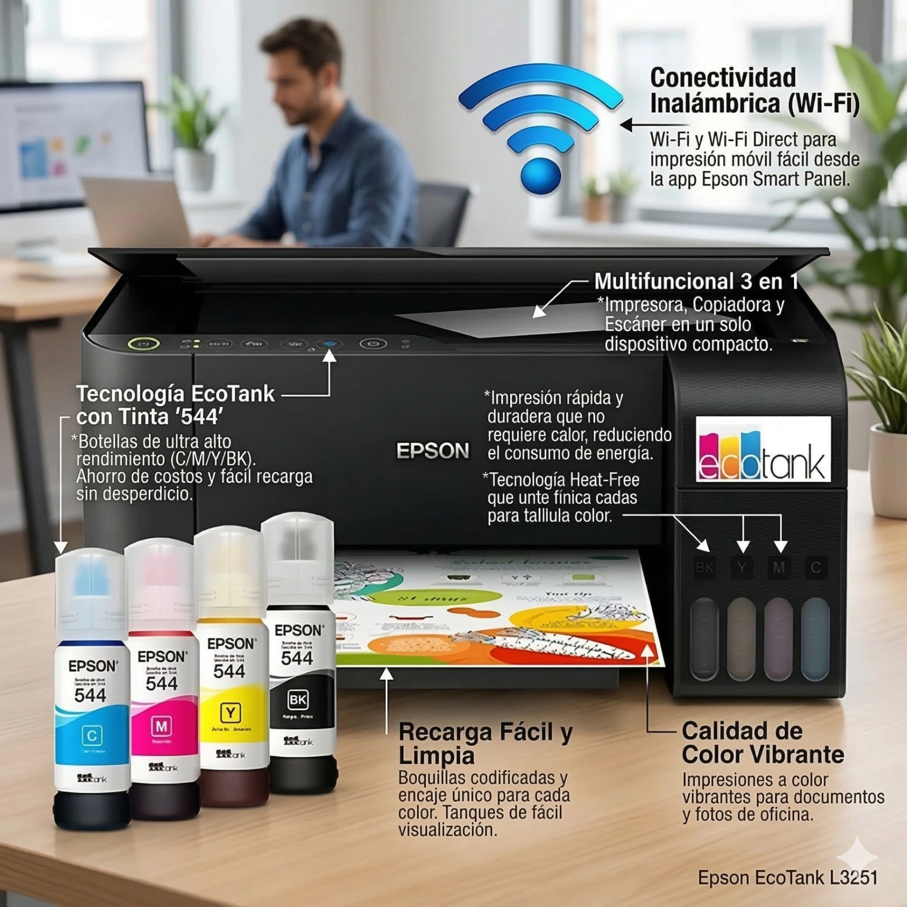 IMPRESORA EPSON L3251 WIFI