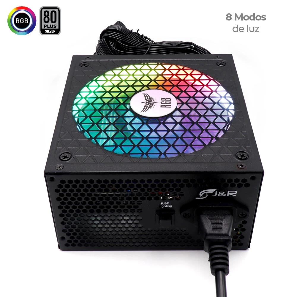 FUENTE DE PODER GAMER RGB PSU-005 450W
