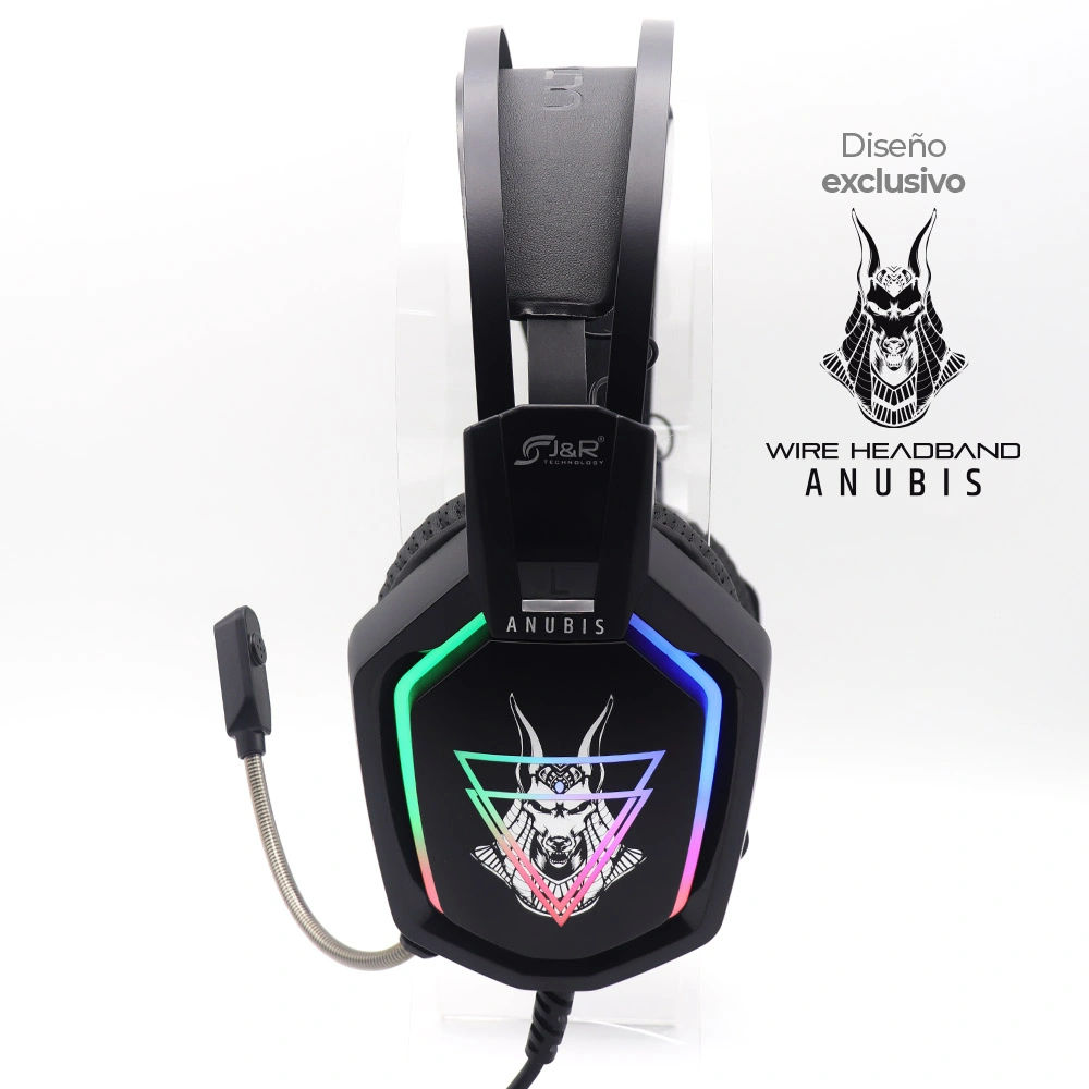 074-MV / DIADEMA GAMER ANUBIS