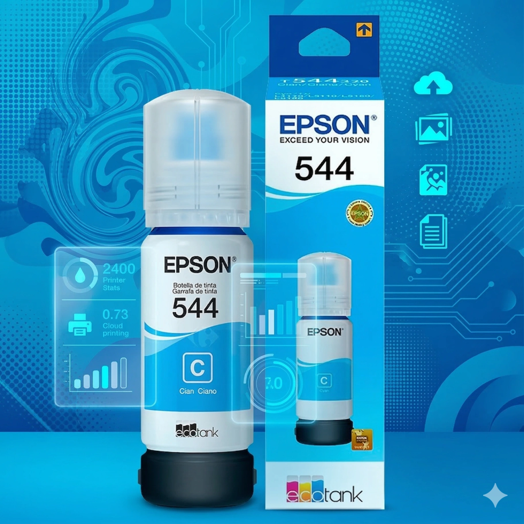 TINTAS EPSON 544