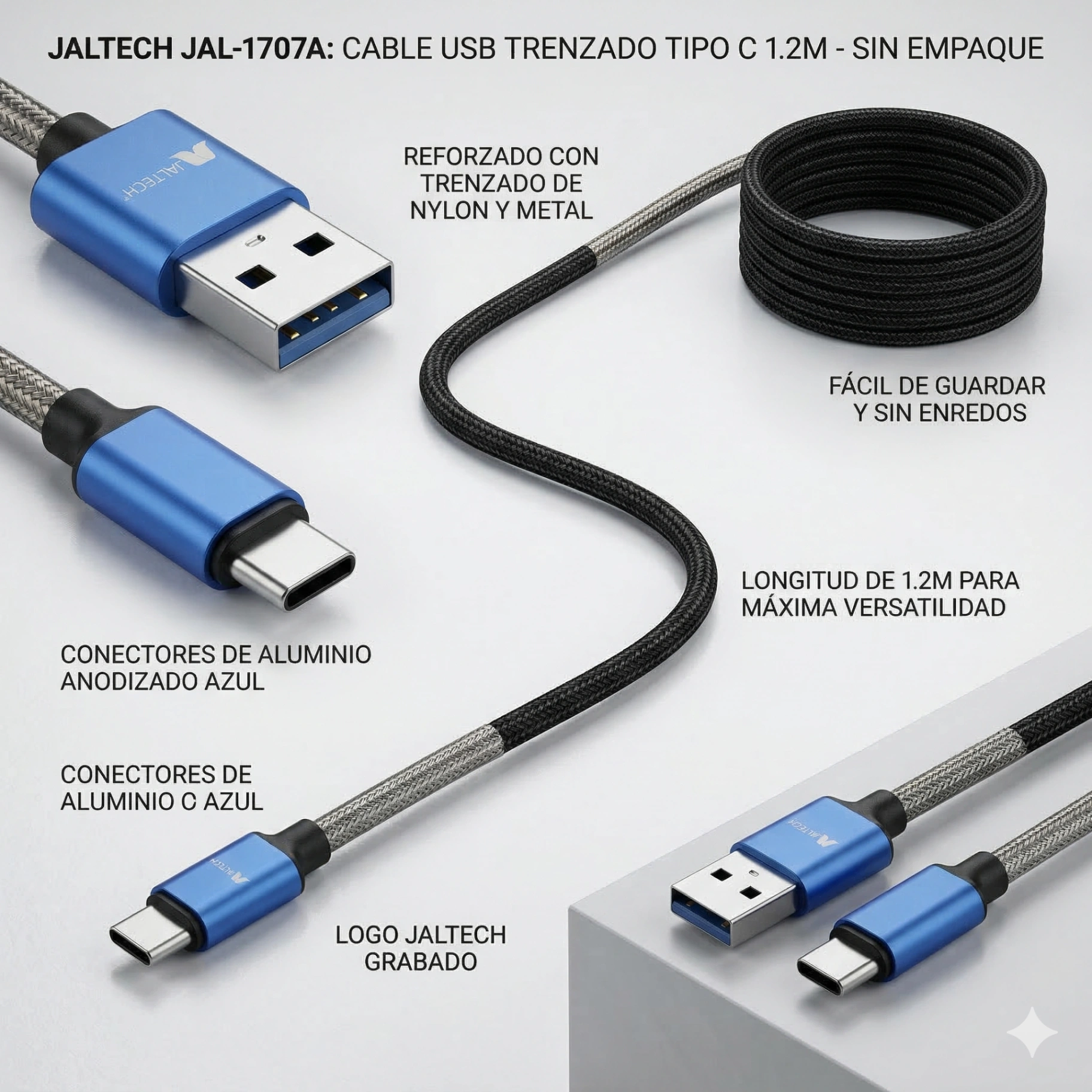 CABLE CRGA TIPO C JALTECH COD C79