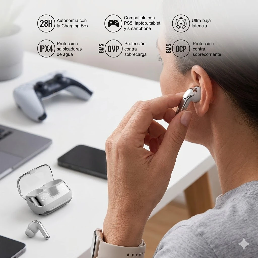 AURICULARES INALAMBRICOS JYRBUDS 1 / 085-MV