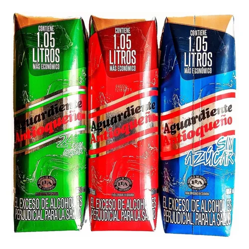 Aguardiente Tetra Litro General