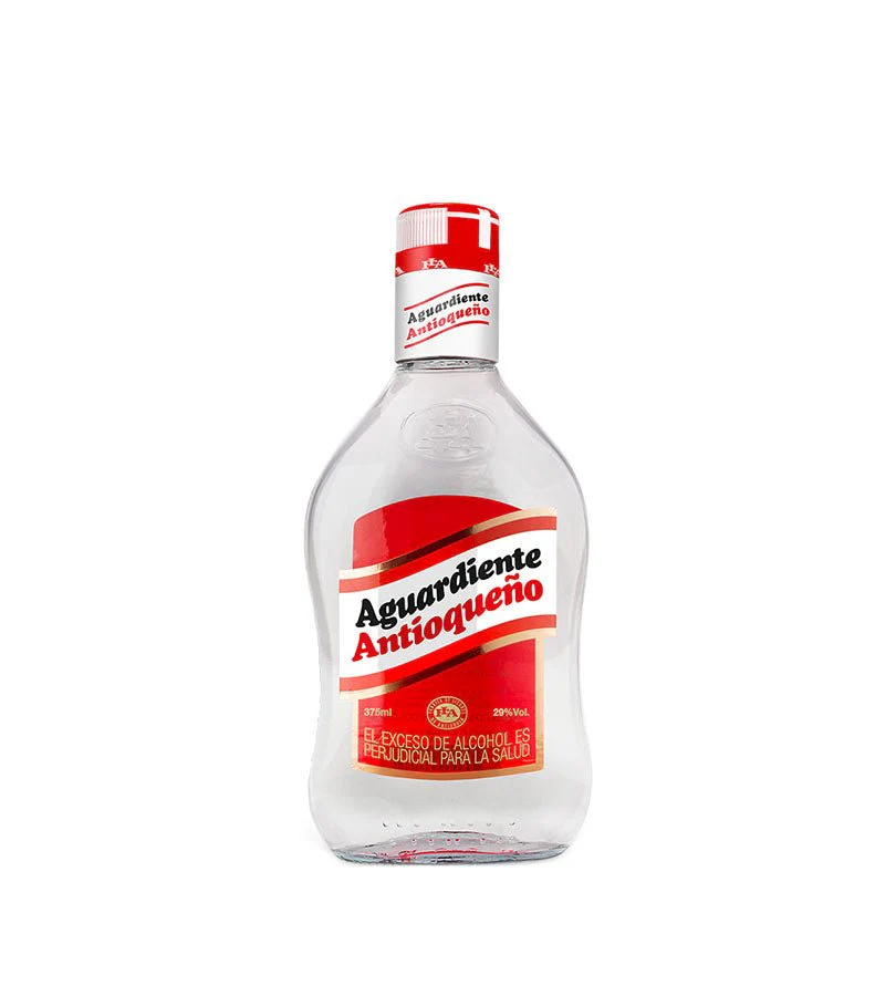 Aguardiente rojo media