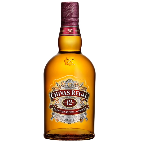 Whisky Chivas Regal botella