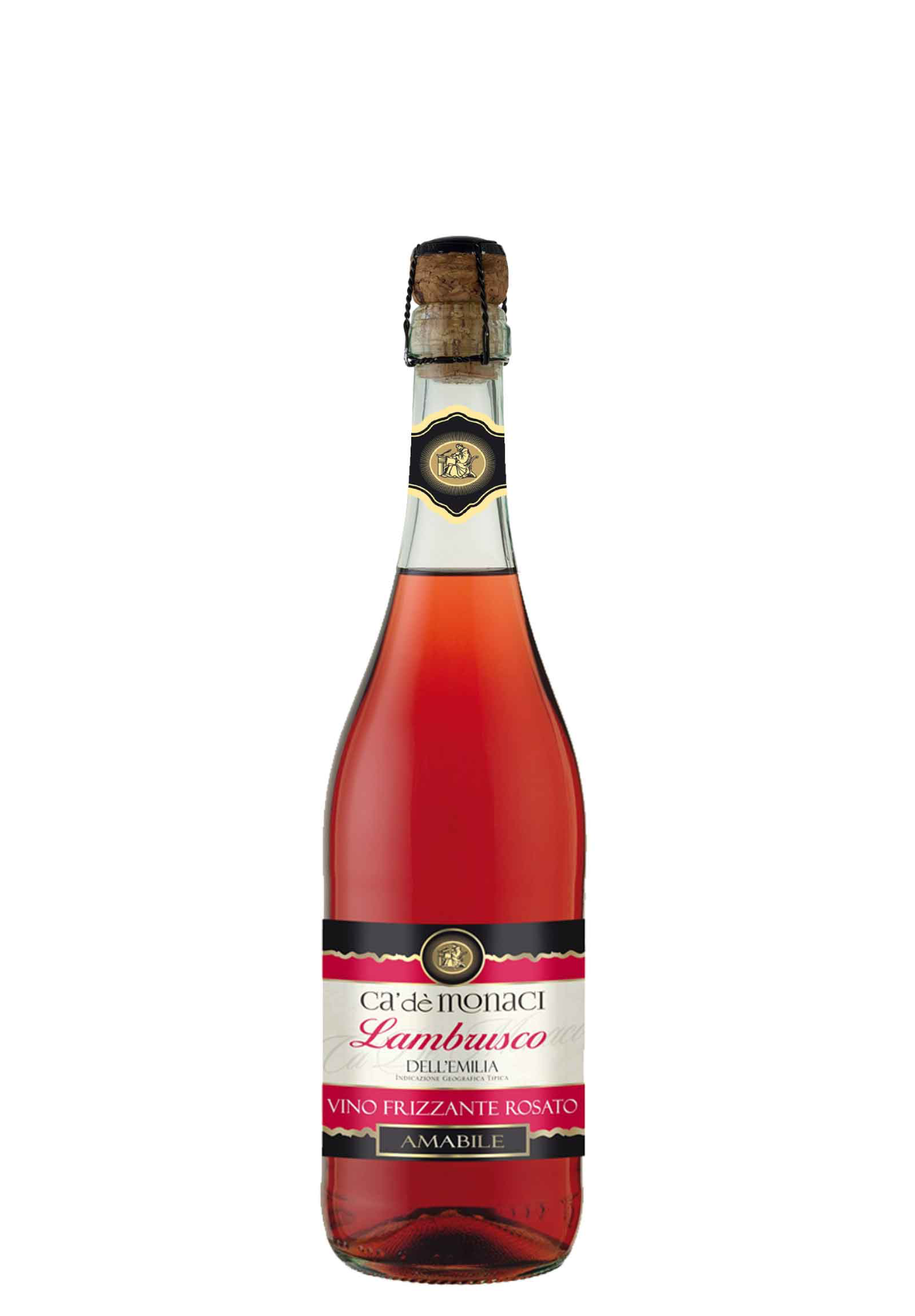 Vino espumoso Lambrusco botella