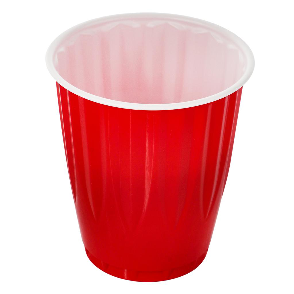 ins. Vaso PET rojo 16 Oz.