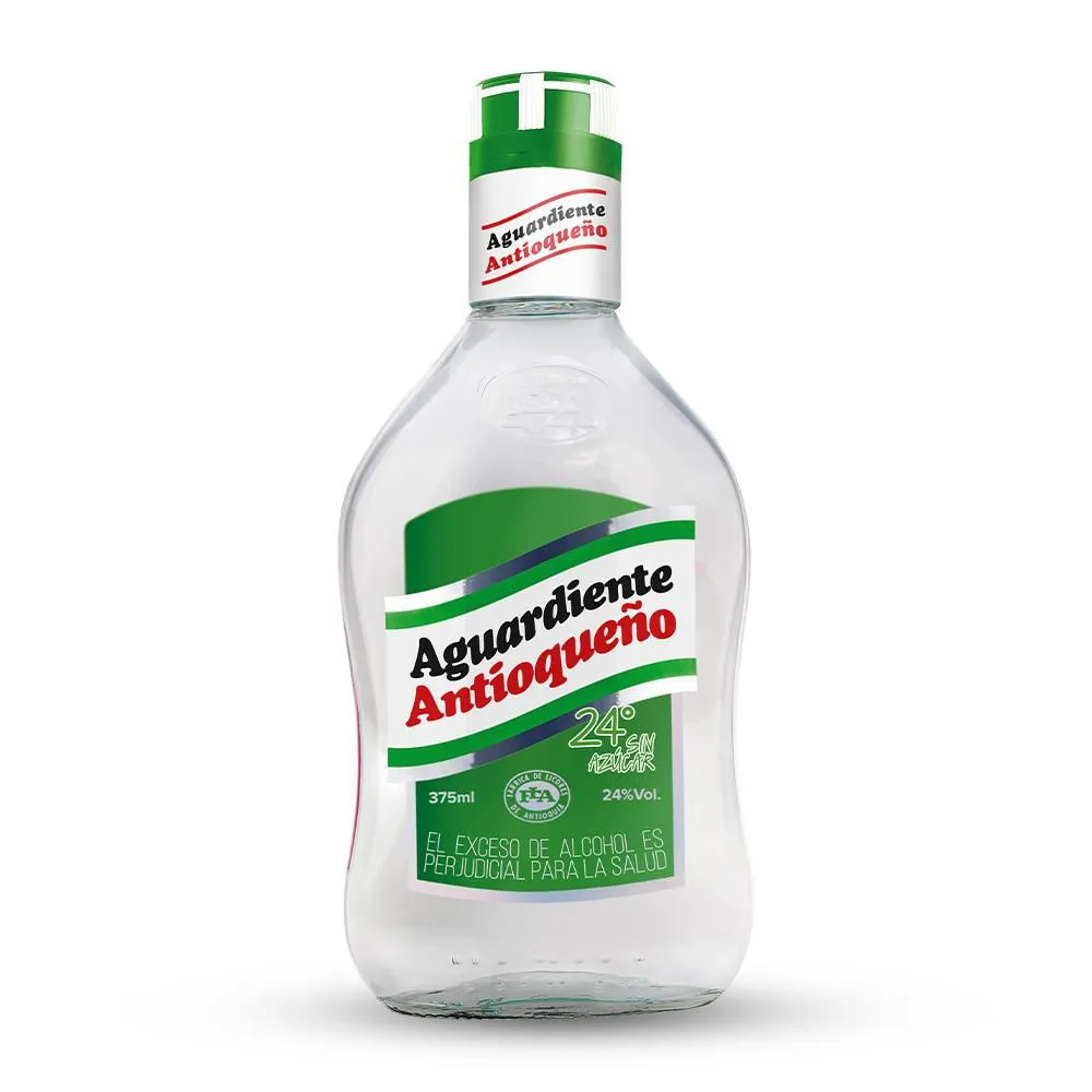 Aguardiente verde media