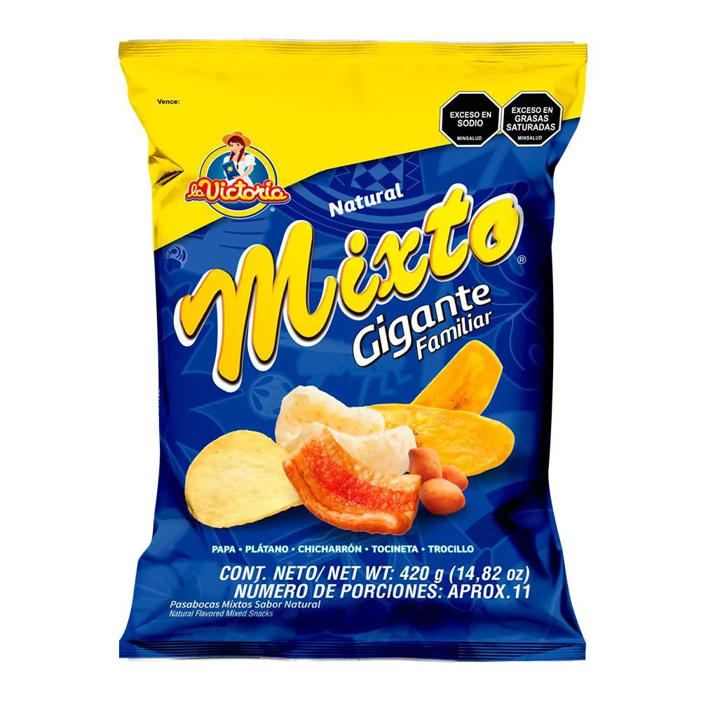 ins. Snacks Pasabocas paquete