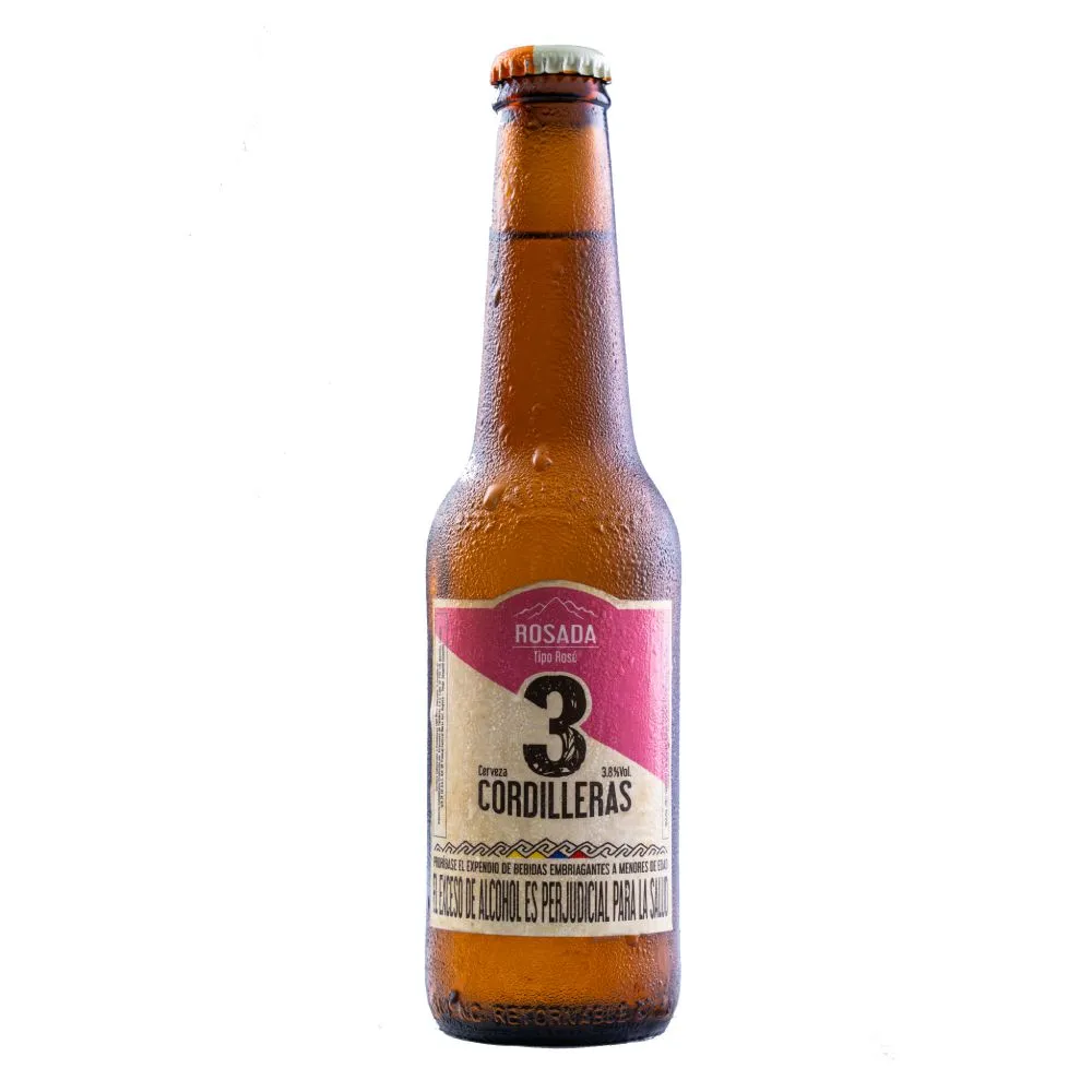Cerveza 3 Cordilleras rosada