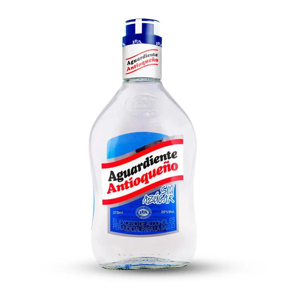Aguardiente azul media