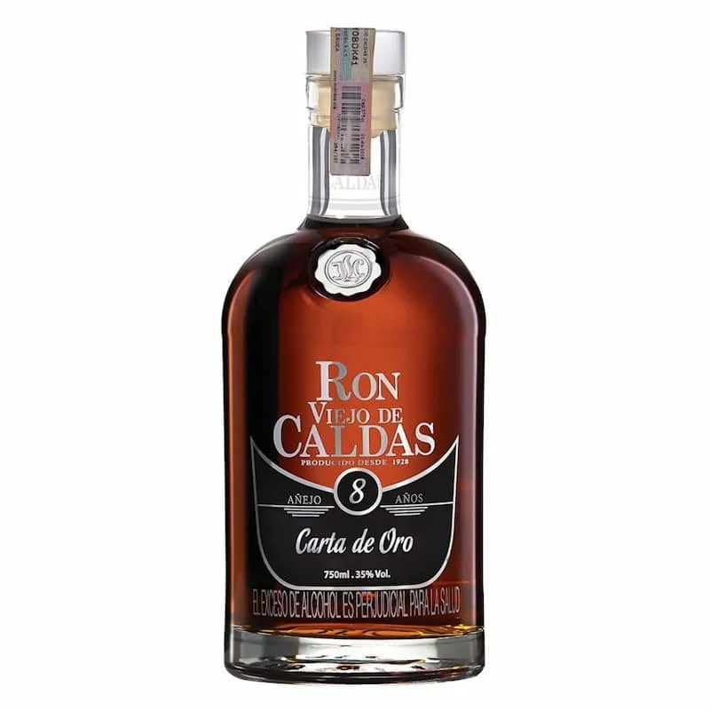 Ron Viejo de Caldas Carta de Oro botella
