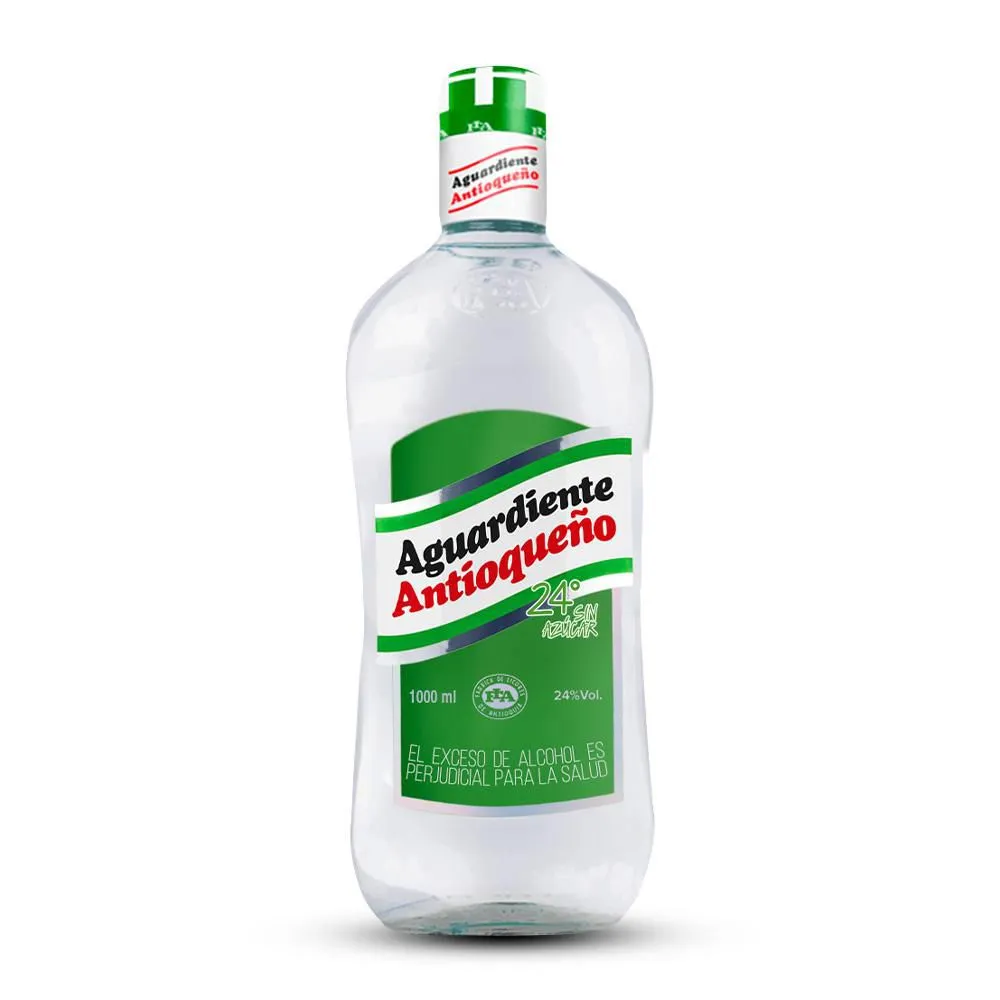 Aguardiente verde litro
