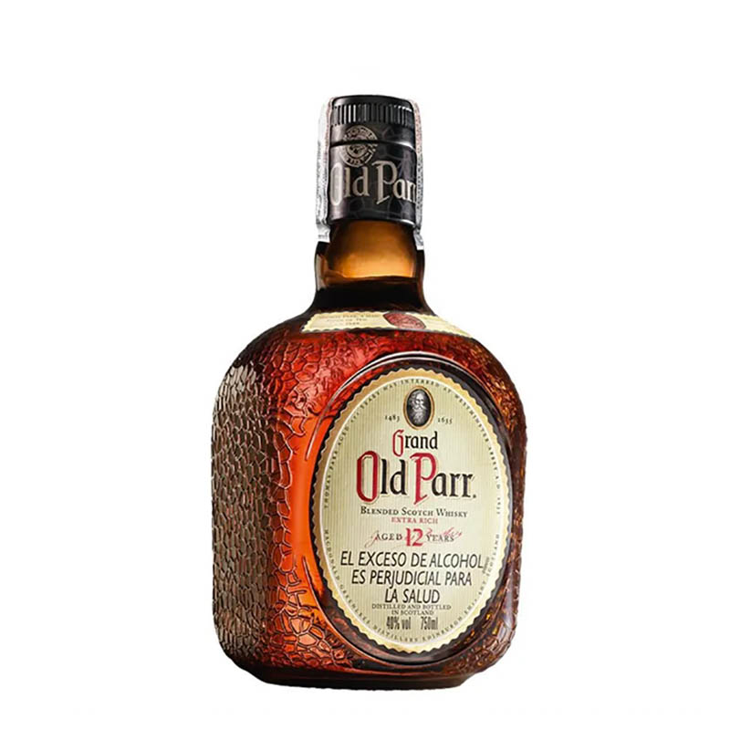 Whisky Old Parr botella
