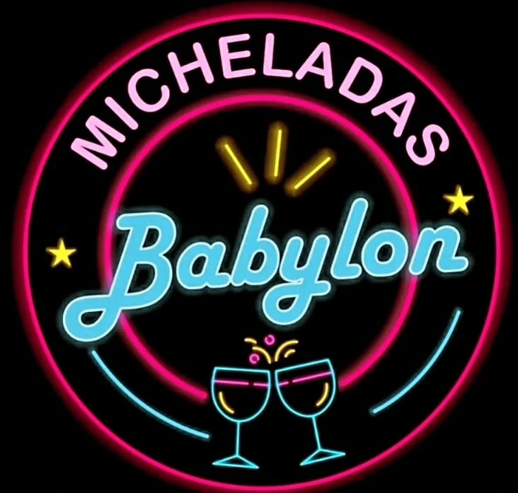 Logo de Babylon granizado y micheladas