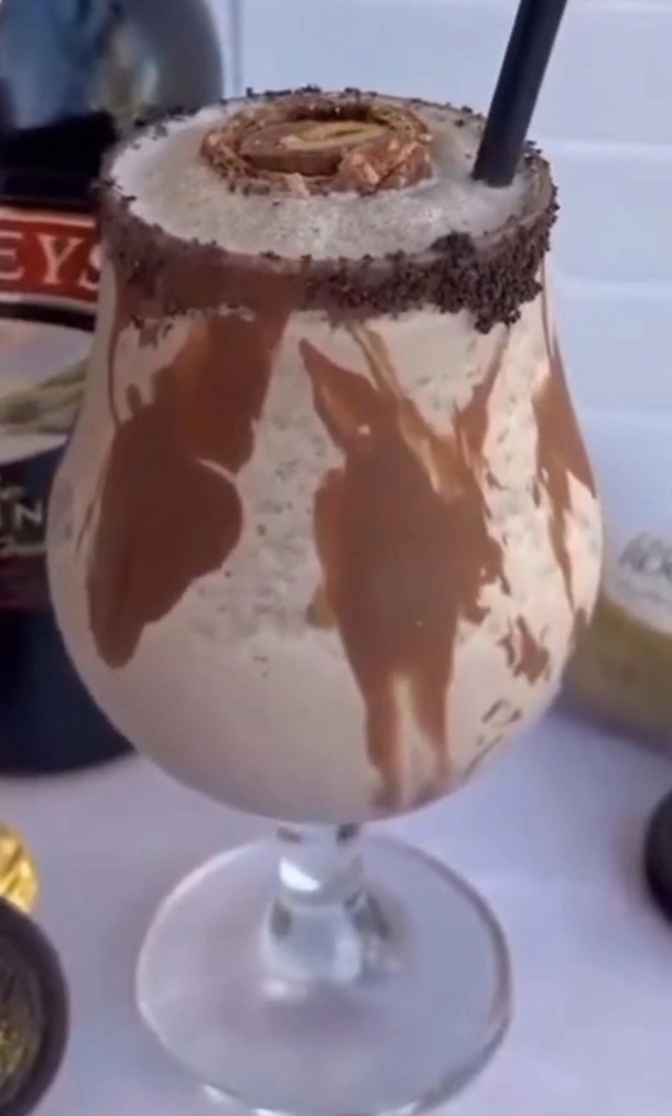 Granizado cremoso con licor