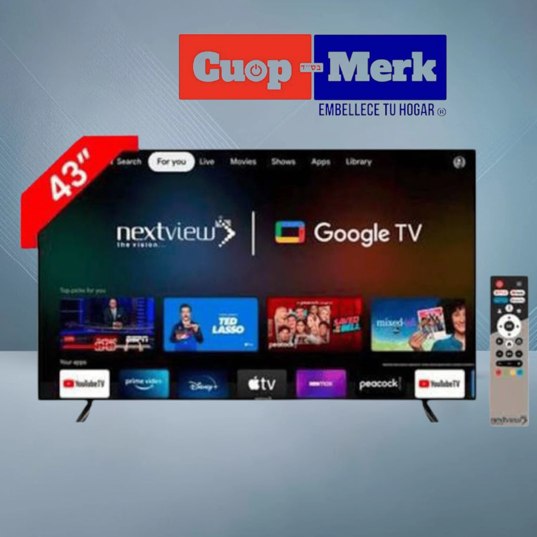Smart TV Nexview 43 pulgadas