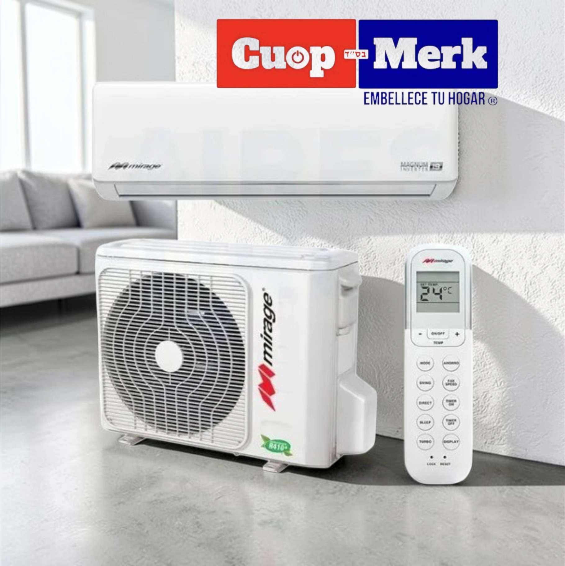Aire mini Split MIRAGE 12000 BTU 110V