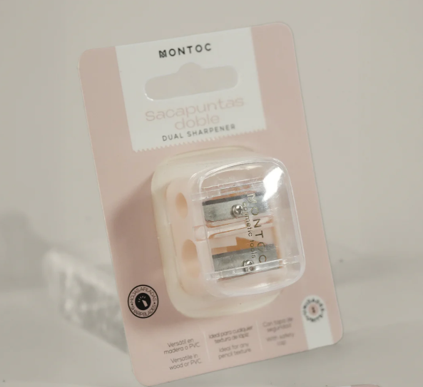 Sacapuntas con sistema de doble hoja Montoc
