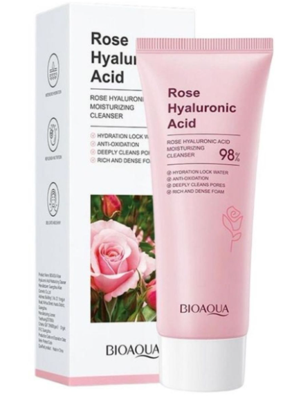Jabón Facial de Rosas y Ácido Hialurónico Bioaqua