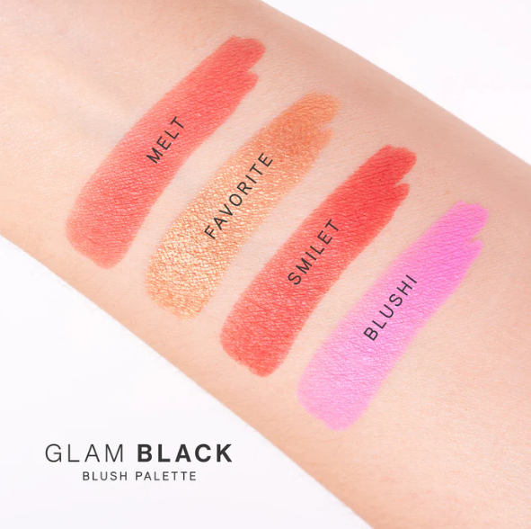 Paleta de Rubores x4 Glamblack Atenea