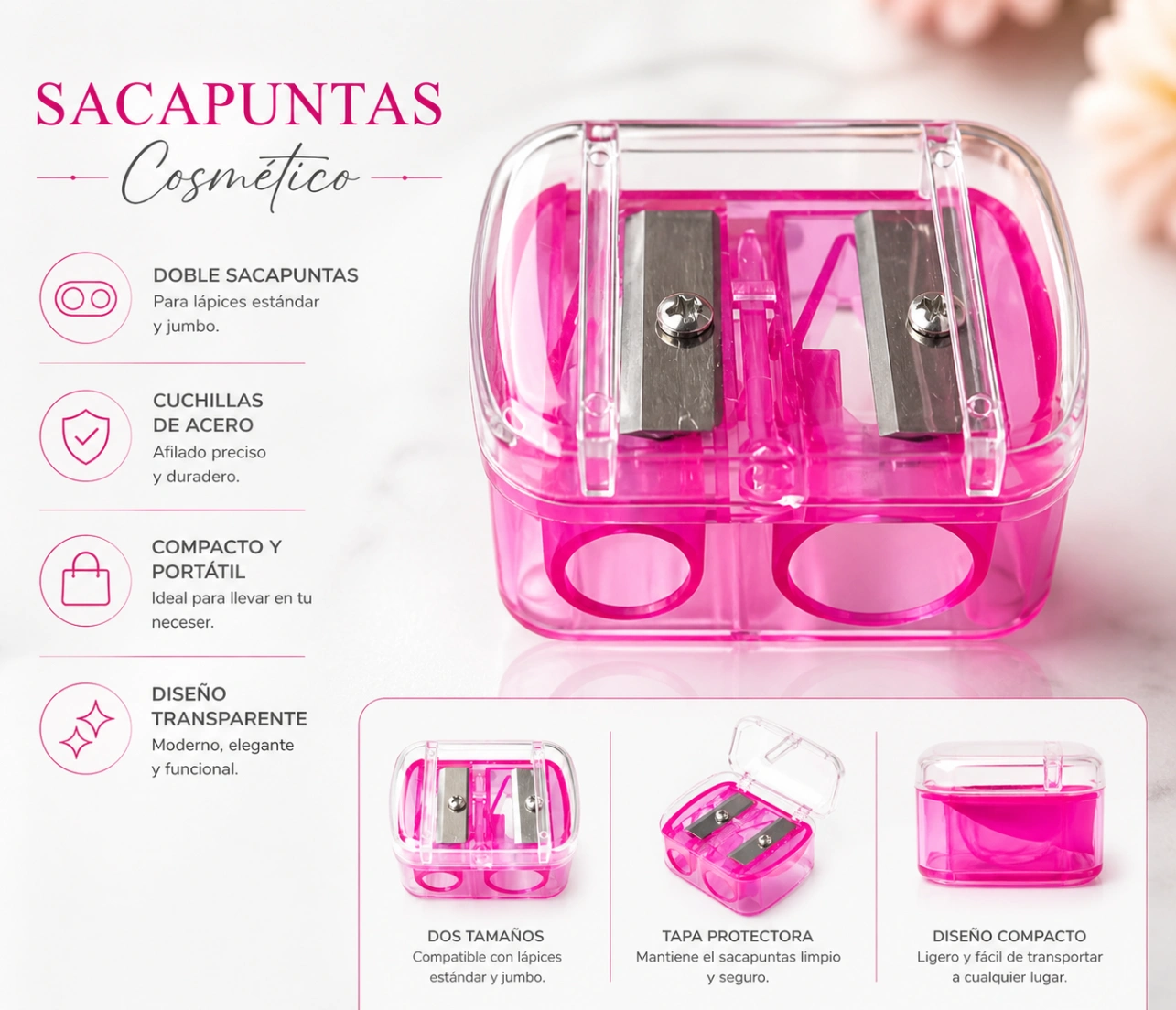 Sacapuntas Cosmético
