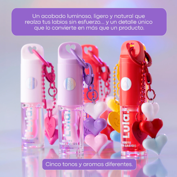 Aceite para labios con charm Lula