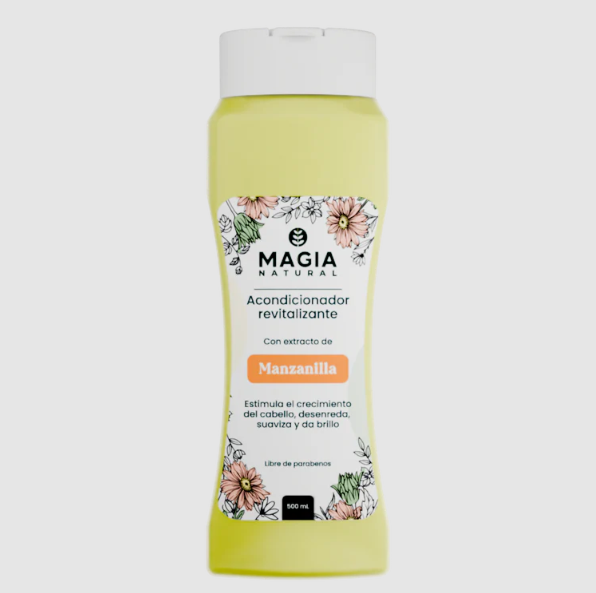 Acondicionador Iluminador y Termoprotector Manzanilla y Seda Magia Natural