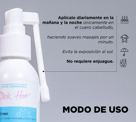 Tónico Capilar Anticaída Pelinex Click Hair