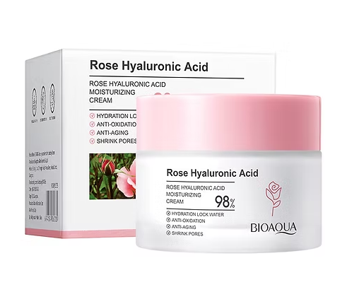 Crema de Rosas y Ácido Hialurónico Bioaqua