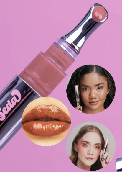 Brillo Hidratante Bloom Labios de Seda Nude Bloomshell