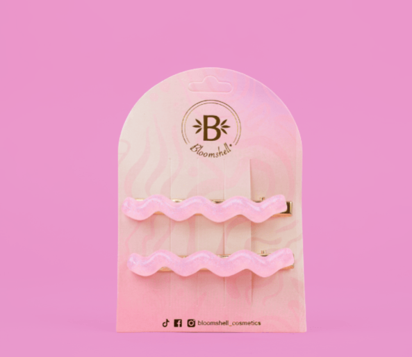 Hebillas x2 Air Pink Bloomshell