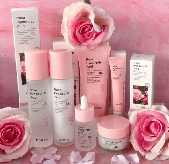 Kit de Rosas y Ácido Hialurónico x7 Bioaqua